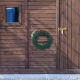 thumbnail of Relaxdays Schlauchhalter Wand, für 30 m 5/8'' Schlauch, Gartenschlauchhalterung, Metall Wasserschlauchhalter, schwarz