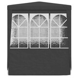 thumbnail of vidaXL Profi-Partyzelt mit Seitenwänden 2,5×2,5m Anthrazit 90 g/m²