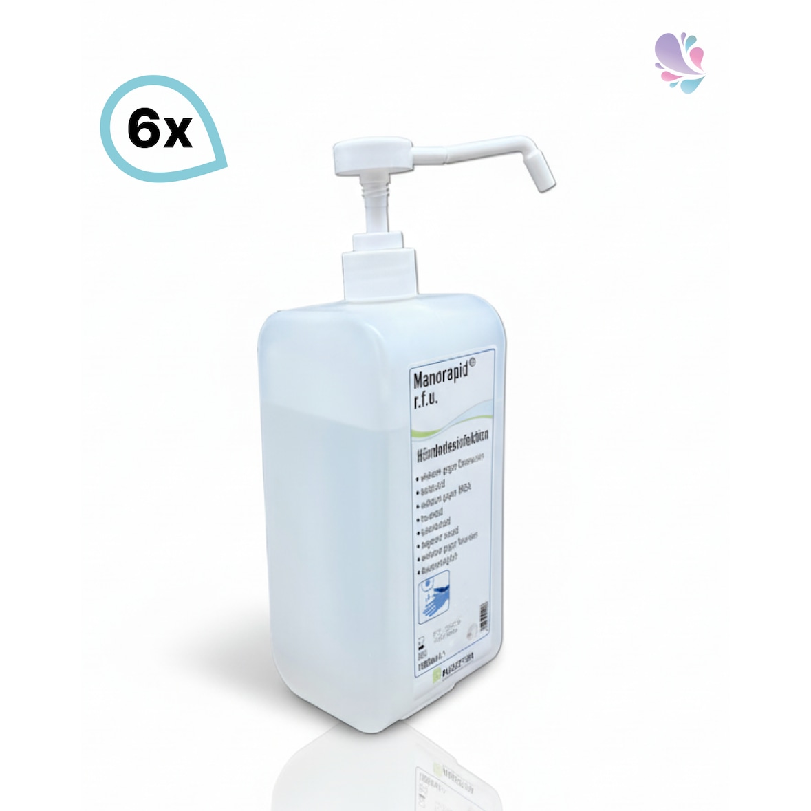 Desinfektion, Haut- und Händedesinfektion für Blanc Hebelspender , 6x1Liter