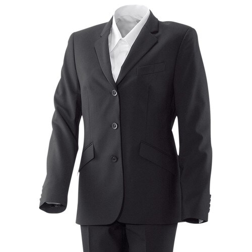 700 - Damenblazer lang : anthrazit 53% Polyester 43% Schurwolle 4% Elasthan 52