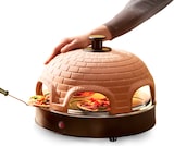 thumbnail of Emerio Pizzarette Origineel - 6 pers. Pizza Oven - Handgem. Terracotta Koepel - 6 Geïsol. Bakspatels - RVS bakplaat - PO-115984 1200W