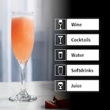 thumbnail of Libbey set van 12 champagneglazen -EMBASSY- 177 ml, Ø 7 cm, H: 22,5 cm