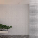 thumbnail of Juego de 12 paneles decorativos con efecto piedra rayada 3D, 8,6 m², revestimiento mural de poliuretano, 120 x 60 x 2,5 cm, color blanco alabastro.