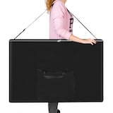 thumbnail of 3 Zonen Massageliege mit 5cm Polsterung und Aluminiumgestellschwarz