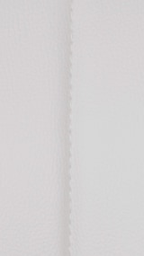 thumbnail of Décoshop26 - Verstellbarer Barhocker/Hochstuhl x1 aus weißem PVC mit durchbrochener Rückenlehne und weißem Metallfuß 10_0006100