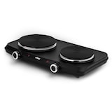 thumbnail of Wëasy PLW225 Placa Eléctrica Portátil con 2 Fuegos, 2250 W, Tempertaturas Regulables, Diámetro 15 Cm y 18 Cm, Aluminio