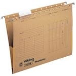 thumbnail of Viking Hängetaschen V1716 DIN A4 Braun Manilakarton 25 Stück