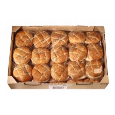 Pain Hamburger Maxi Pavot Sarrasin 30 x 85g/Boite 1 boîte