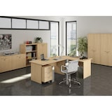 thumbnail of Escrivaninha secretária Presto 140 perna de madeira faia