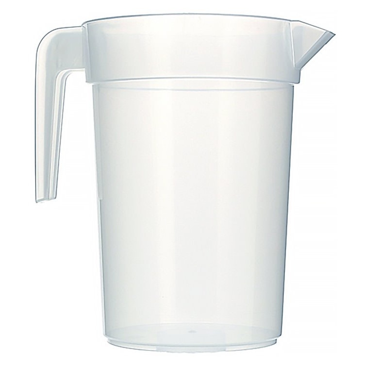 MONOUSO - Jarra de Rebujito Plástico PP Transparente 1.000ml (120 Uds)