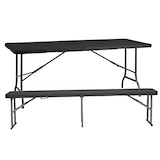 thumbnail of WellHome - Multifunctionele klaptafel 180x74x74cm en klapbank 183x30x43cm