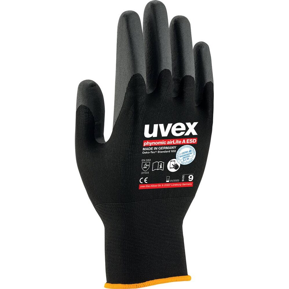 Uvex 6037 6003812  Montagehandschuh Größe (Handschuhe): 12 EN 388:2016  1 Paar