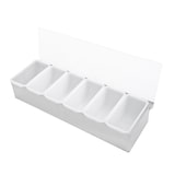 thumbnail of Bar Professional Zutatenbehälter Werkzeuge 44 x 13,5 cm - 6-fach Metall