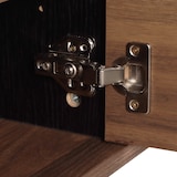 thumbnail of Credenza moderna rettangolare 2 ante L160 cm legno scuro