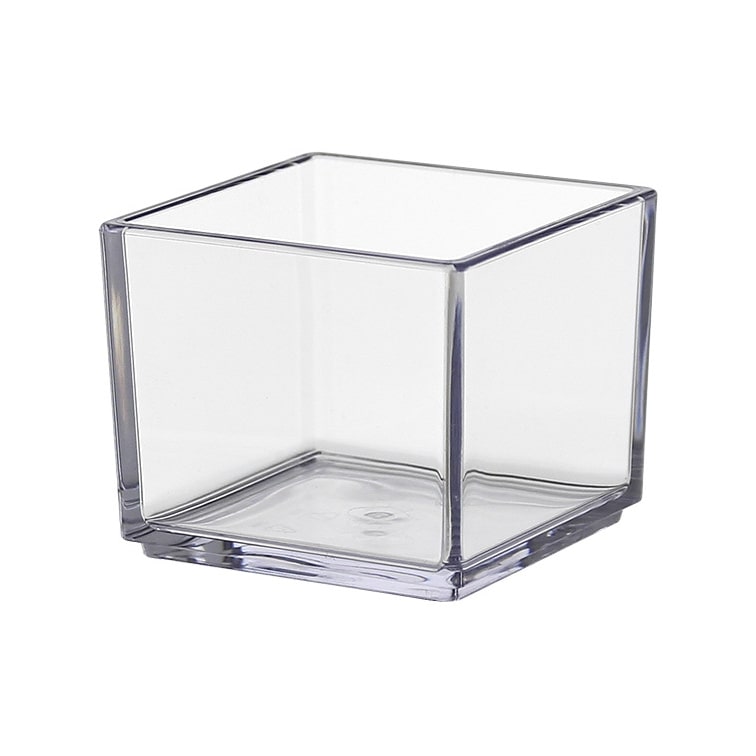 MONOUSO - Tigela Degustação Durable SAN "Cube" Transparente 65ml (6 Uds)