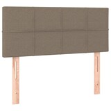 thumbnail of vidaXL Boxspringbett mit Matratze & LED Taupe 100x200 cm Stoff