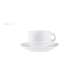 thumbnail of Platillo de Porcelana para Taza de Café Modelo Roma Blanco, Saturnia, Pack de 24 (Taza NO incluida)