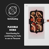 thumbnail of Delicatessa 90 Hybrid Einbaukochfeld Induktion 5 Zonen 7400W Weißes Glas