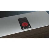 thumbnail of Siemens iQ300, Domino-Kochfeld, Elektro, 30 cm, Schwarz, Mit Rahmen aufliegend ET375CFA1E