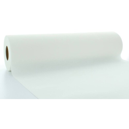 Tischläufer in Weiß aus Linclass® Airlaid 40 cm x 24 m, 4 x 1 Stück