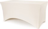 thumbnail of Tischhusse 183x76cm rechteckig elastisch - Spandex Tischbezug Hochzeit Bankett Stretch Tischdecke pflegeleicht Partytischdecke Tischdeko Beige
