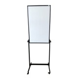 thumbnail of Verrijdbaar whiteboard - Dubbelzijdig- 66x110 cm – Zwart frame
