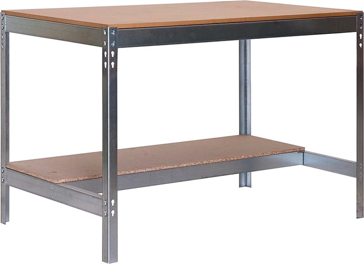 SimonRack Tavolo da lavoro per officina, 910x610 mm, Portata 400 kg, Zincato - BT-0