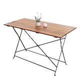 thumbnail of Biergartentisch | HxBxT 117x68x71 cm | Gastronomie-Qualität Akazie MVG-zertifiziert | Braun | Klapptisch Gartentisch
