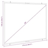 thumbnail of vidaXL Projectiescherm wandhangend 84 inch 4:3