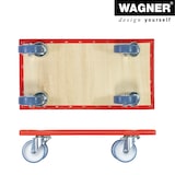 thumbnail of WAGNER Transporthilfe ANTI-RUTSCH - 57,5 x 30 x 14 cm, Bespannung&Rollen ultrasoft Ø 100 mm, Tragkraft 400 kg - 20139601
