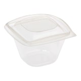 thumbnail of 40x BIO Salatschalen mit Deckel aus Bio-Kunststoff (PLA) transparent 480ml