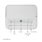 thumbnail of Nedis Luftentfeuchter - 10 l/Tag - Entfeuchtung / Automatisch / Trockene wäsche / Belüftung - Ja - 100 m³/h
