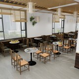 thumbnail of Couchtisch rund Schwarz+Grau 70x70x72 cm mit Kunstmarmorplatte in Marmoroptik, minimalistisches Design, vielseitig als Beistelltisch