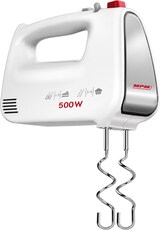 thumbnail of MPM MMR-19 Batidora de Varillas Amasadora Especial Repostería 5 Velocidades + Turbo, Accesorios Acero Inox 500W Blanco