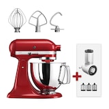 thumbnail of KitchenAid Robot de cuisine ARTISAN Empire Red 5KSM125 avec bol de 4,8 litres, kit de mélange 3 pièces et coupe-légumes 3 pièces 5KSMVSA