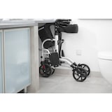 thumbnail of Uniprodo Andador con silla - plateada - 120 kg