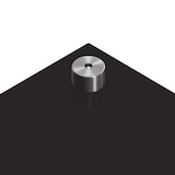 thumbnail of vidaXL Keuken Achterwand Zwart 80 x 60 cm gehard glas