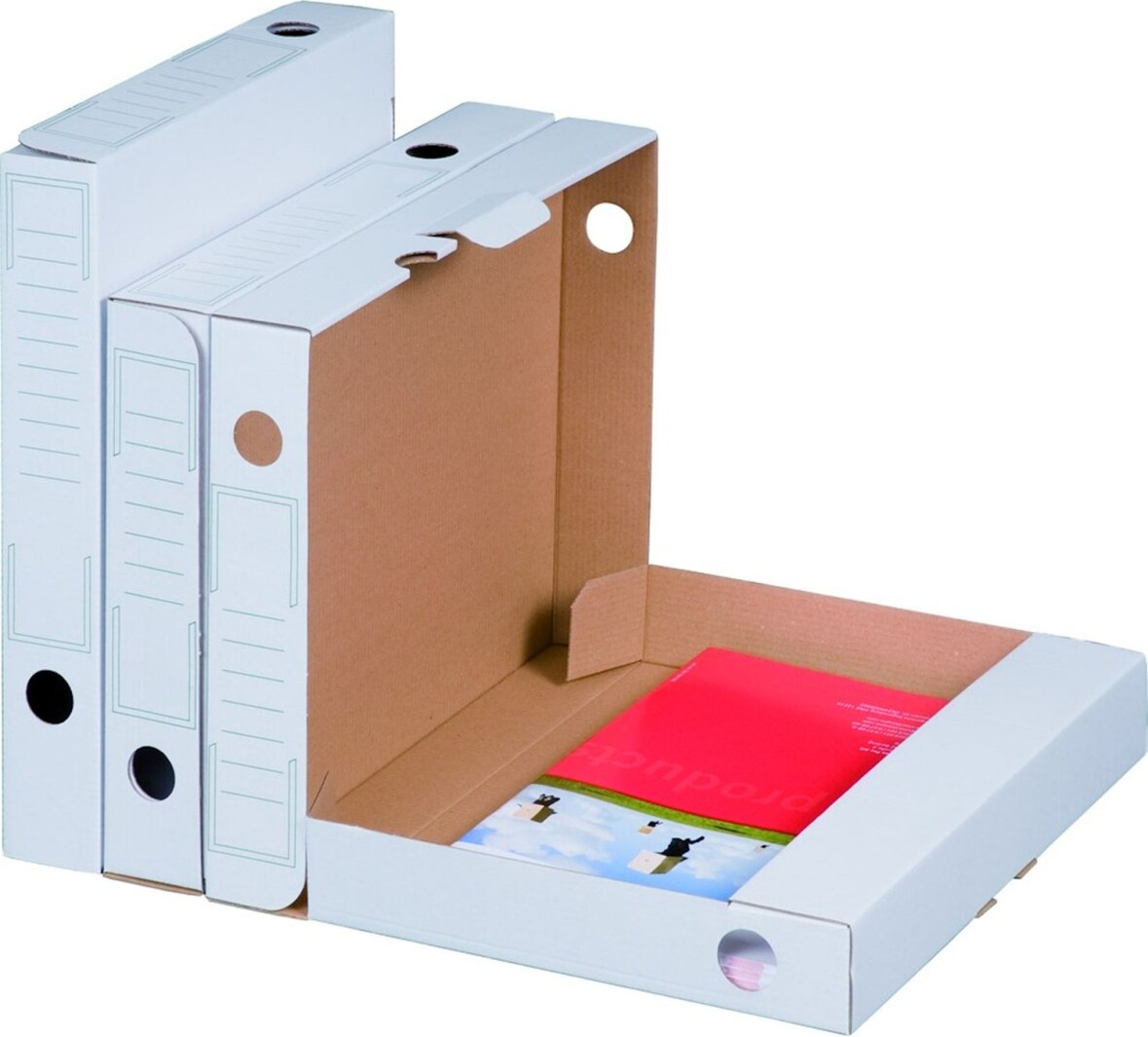270 x SBP-ARCHIV-ABLAGEBOX 50, 250x45x317mm, wiederverschließbar, weiß