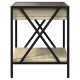 thumbnail of vidaXL Couchtisch mit Infinity-LED Sonoma-Eiche 40x40x49 cm