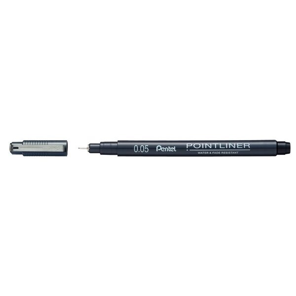 Fineliner permanent 0,05 mm, schwarz