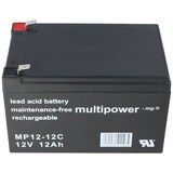 thumbnail of Multipower MP12-12C Blei Akku 12 Volt 12Ah Zyklenfest, Cycle