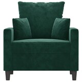 thumbnail of vidaXL Fauteuil 60 cm fluweel donkergroen