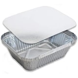 thumbnail of Barquette aluminium 670 cc + couvercle alu/carton par 1000