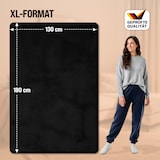 thumbnail of Fleeceheizdecke 180x130cm Flannel 120W anthrazit