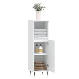 thumbnail of vidaXL Badschrank Weiß 30x30x100 cm Holzwerkstoff
