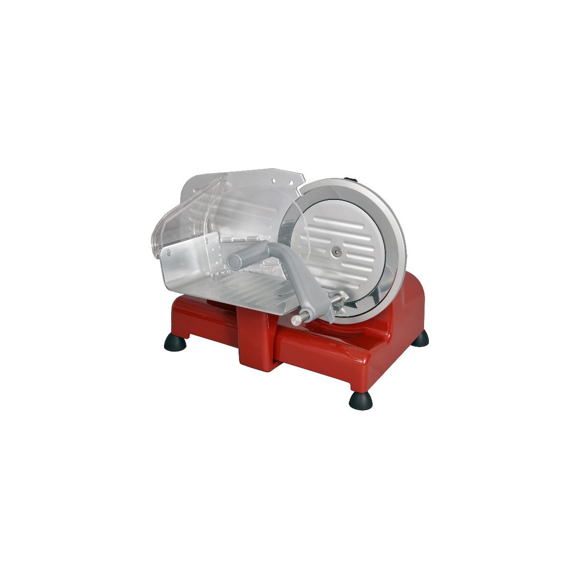 Trancheuse Electrique 110w Italienne Corps En Fonte D'alu Lame  19,5cm Chariot 18x15,5cm Usage Non Intensif Kitchenchef