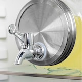 thumbnail of Kühlschrank-Getränkespender aus Glas, 3 L