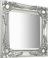 thumbnail of Décoshop26 - Quadratischer Wandspiegel Barockstil 40x40 cm silber DEC022848 DEC022848
