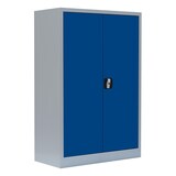 thumbnail of Stahl-Aktenschrank Metallschrank abschließbar Werzeugschrank 120 x 92,5 x 42,2cm Grau/Blau 530321