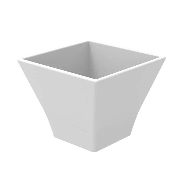 MONOUSO - Plastikschüssel Durable SAN "Pagoda" Weiß 88ml (96 Stück)